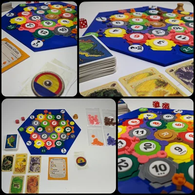 Catan Mini (bản du lịch gọn nhẹ) – mẫu 3D độ phân giải cao