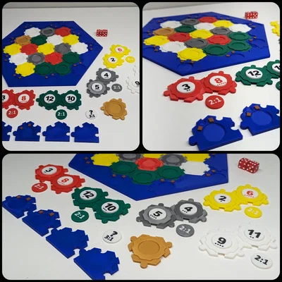 Catan Mini (bản du lịch gọn nhẹ) – mẫu 3D độ phân giải cao