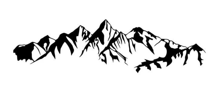Mô hình trang trí tường Mountain Ranges in 3D đẹp mắt - Image 1