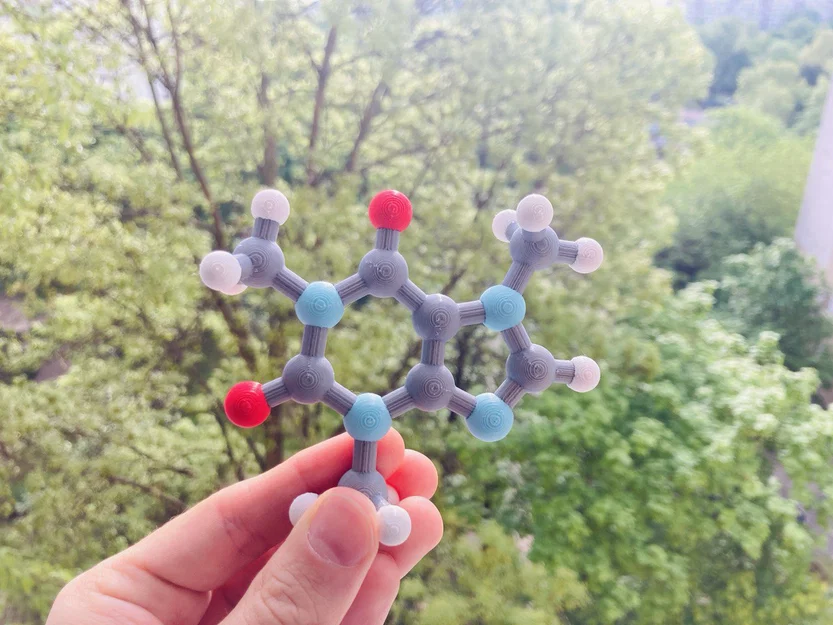 Phân tử Caffeine (Caffeine Molecule) - Image 1