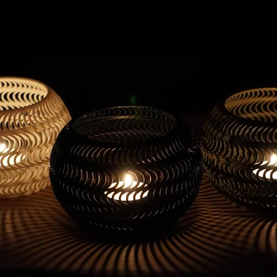 Teelichthalter/Tealightholder in 3D In Được (Không Cần Support)