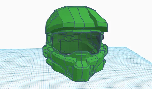 Mô hình mũ bảo hiểm Master Chief Halo in 3D ấn tượng - Image 2