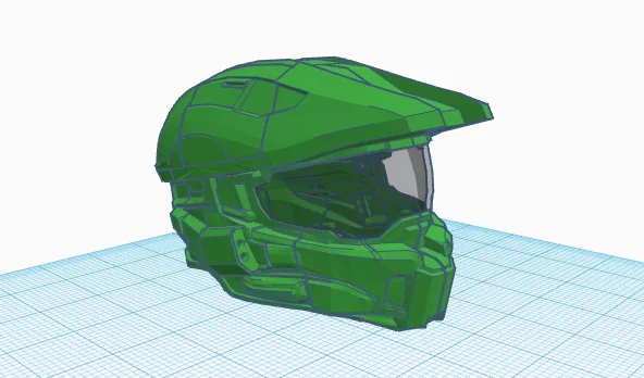 Mô hình mũ bảo hiểm Master Chief Halo in 3D ấn tượng - Image 3