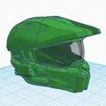 Mô hình mũ bảo hiểm Master Chief Halo in 3D ấn tượng - Thumbnail 3