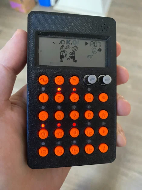 Vỏ bảo vệ Pocket Operator tùy chỉnh hỗ trợ đèn sợi quang độc đáo - Image 1