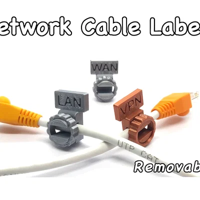 Nhãn Dây Cáp Mạng (Network Cable Labels)