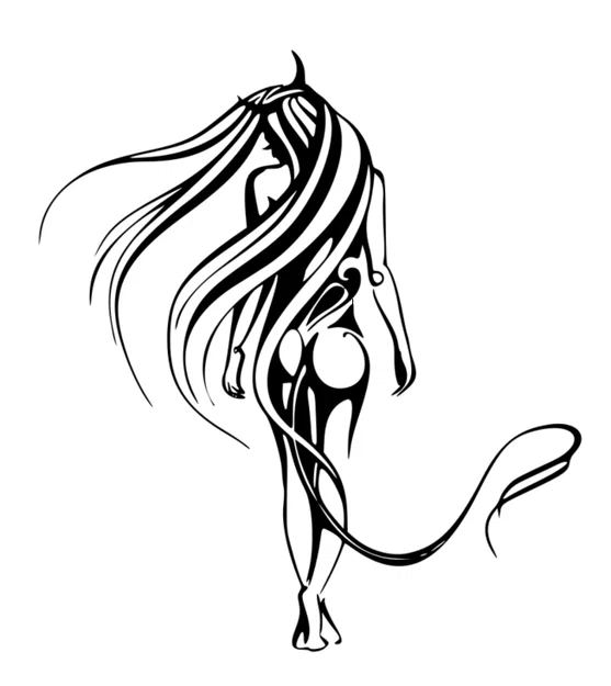 Mô hình trang trí Devil Woman đầy cá tính - File in 3D nghệ thuật - Image 1