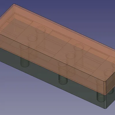 Hộp organizer đựng hạt giống, fully parametric