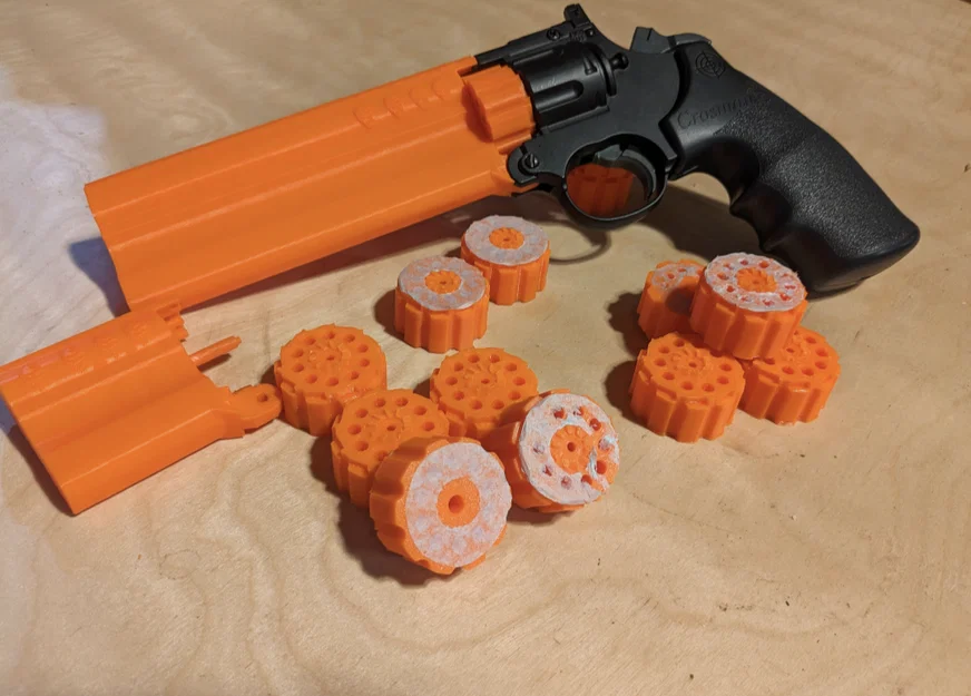 Súng muối Salt Pistol cho Crosman Vigilante CO2 (tương tự Bug-A-Salt Shred-er) - Image 1