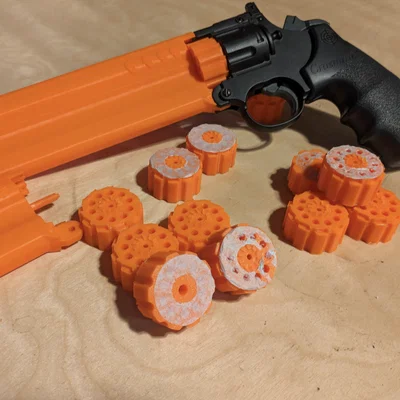 Súng muối Salt Pistol cho Crosman Vigilante CO2 (tương tự Bug-A-Salt Shred-er)