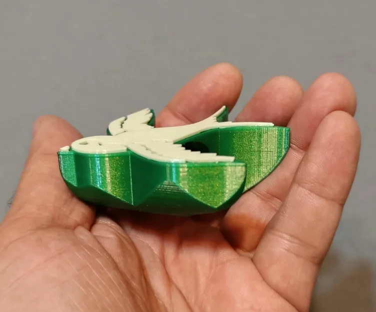 Vòng giữ khăn quàng (Woggle) 3D hình chim nhạn cho hướng đạo sinh - Image 3