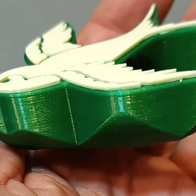 Vòng giữ khăn quàng (Woggle) 3D hình chim nhạn cho hướng đạo sinh
