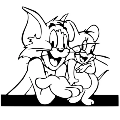 Mô hình 3D Tom và Jerry trang trí độc đáo cho góc làm việc