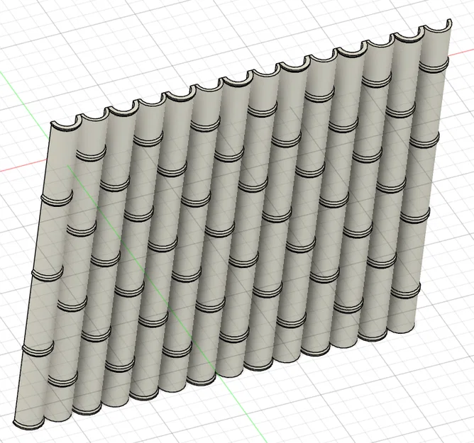 Mô hình trang trí họa tiết tre Bamboo Pattern in 3D ấn tượng - Image 1