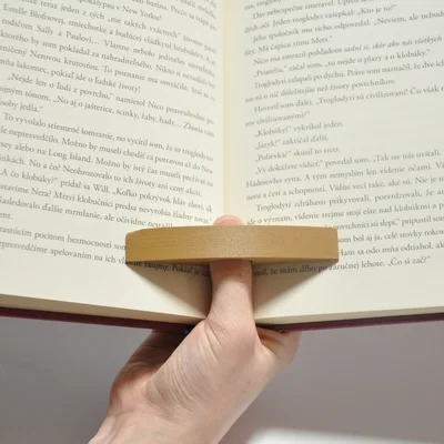 Dụng cụ giữ trang sách in 3D tiện lợi cho người yêu sách