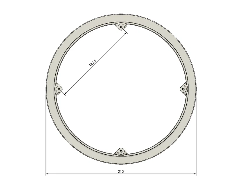 Ốp bảo vệ đĩa xích SRAM Truvativ (Chainring Guard) - File in 3D - Image 2