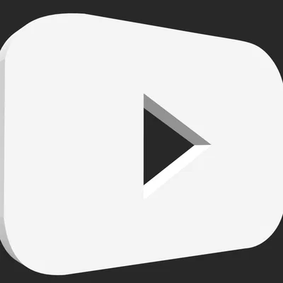 Mô hình logo YouTube 3D in không cần support cực đẹp