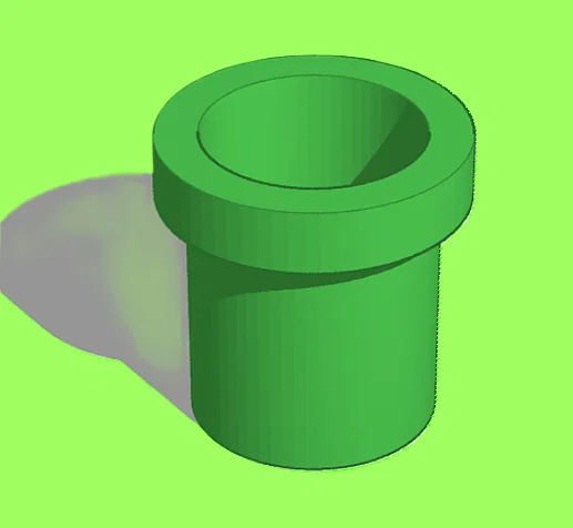 Mô hình ống cống Super Mario (Super Mario Pipe) 3D độc đáo - Image 1
