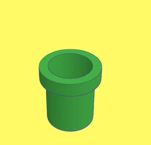 Mô hình ống cống Super Mario (Super Mario Pipe) 3D độc đáo - Image 2
