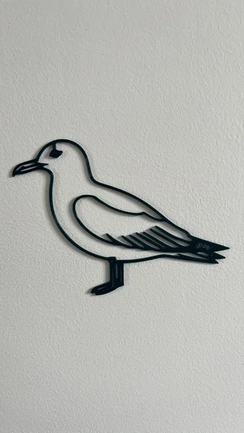 Trang trí treo tường 3D hình chim hải âu (Seagull Wall Art) tinh tế - Image 1