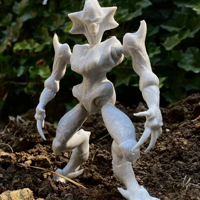 Mô hình Fantasy Alien in 3D với khớp nối chuyển động linh hoạt