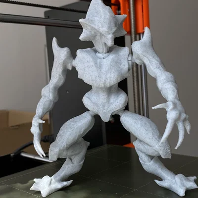 Mô hình Fantasy Alien in 3D với khớp nối chuyển động linh hoạt