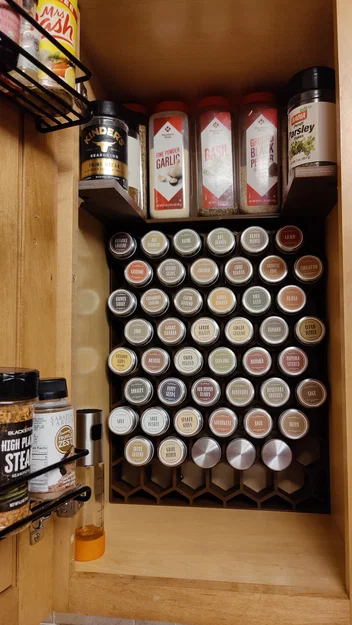 Kệ gia vị tổ ong (Honeycomb Spice Rack) - Image 1