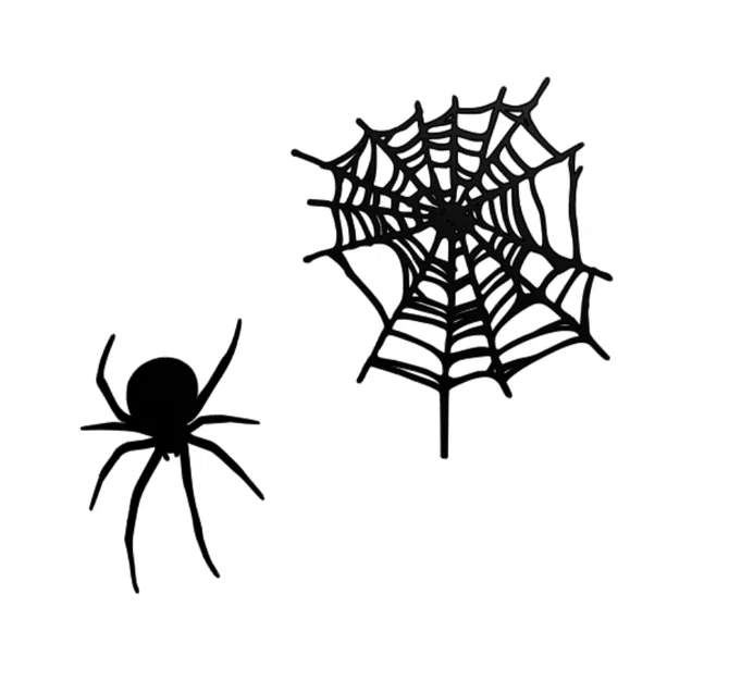 Mô hình 3D Spider Prank trang trí Halloween độc đáo - Image 2