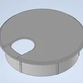 Nắp đậy lỗ đi dây bàn làm việc 54 mm (Desk Hole Cable Grommet) - Thumbnail 1