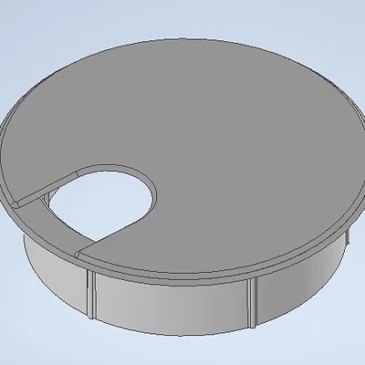 Nắp đậy lỗ đi dây bàn làm việc 54 mm (Desk Hole Cable Grommet)