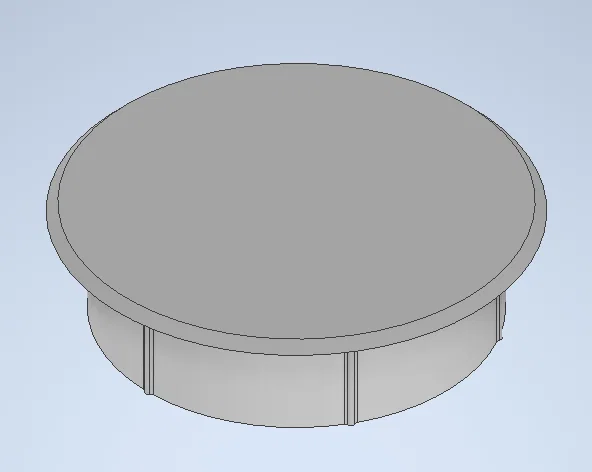 Nắp đậy lỗ đi dây bàn làm việc 54 mm (Desk Hole Cable Grommet) - Image 2