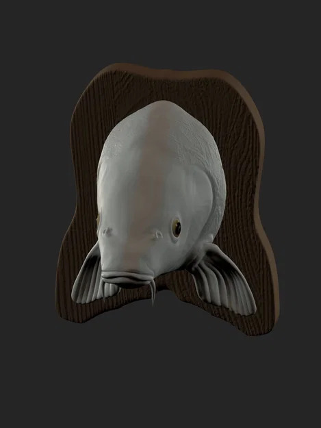 Mô hình đầu cá chép 3D treo tường - Decor độc đáo cho cần thủ - Image 5