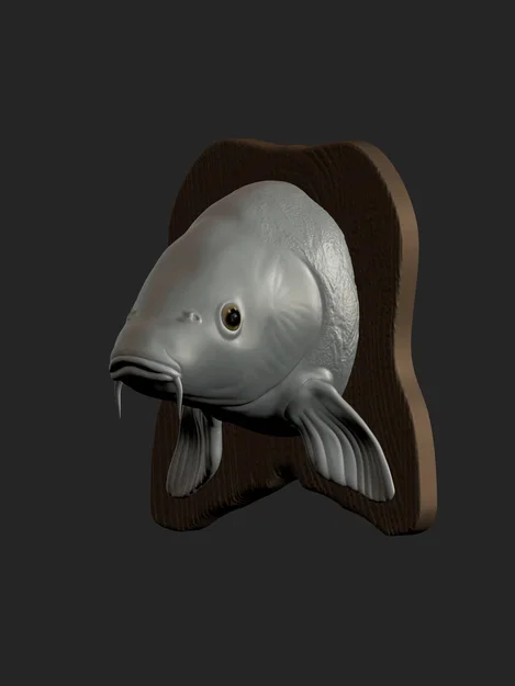 Mô hình đầu cá chép 3D treo tường - Decor độc đáo cho cần thủ - Image 9