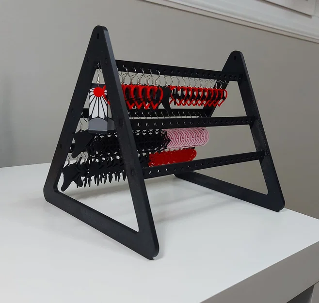Kệ trưng bày bông tai 3D tiện dụng cho bàn trang điểm - Image 1