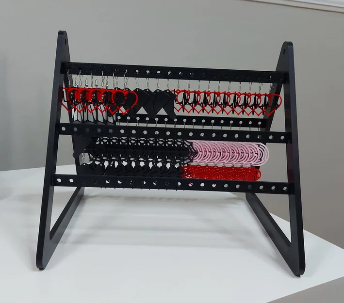Kệ trưng bày bông tai 3D tiện dụng cho bàn trang điểm - Image 2