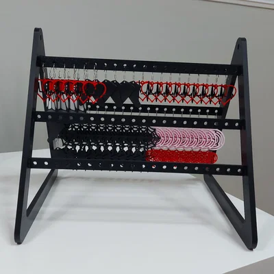 Kệ trưng bày bông tai 3D tiện dụng cho bàn trang điểm