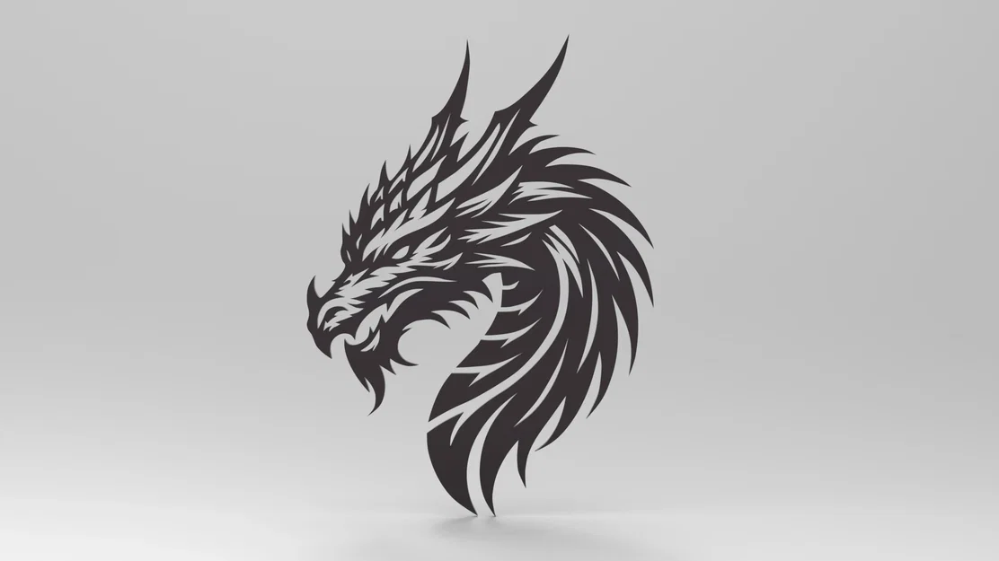 Tranh treo tường Đầu Rồng (Dragon Head Wall Art) - Image 3