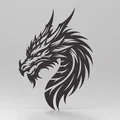 Tranh treo tường Đầu Rồng (Dragon Head Wall Art) - Thumbnail 3