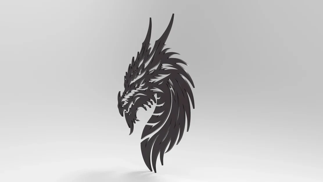 Tranh treo tường Đầu Rồng (Dragon Head Wall Art) - Image 4