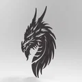 Tranh treo tường Đầu Rồng (Dragon Head Wall Art) - Thumbnail 4
