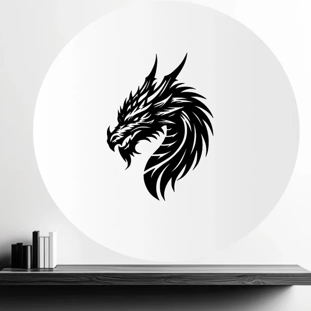 Tranh treo tường Đầu Rồng (Dragon Head Wall Art) - Image 5