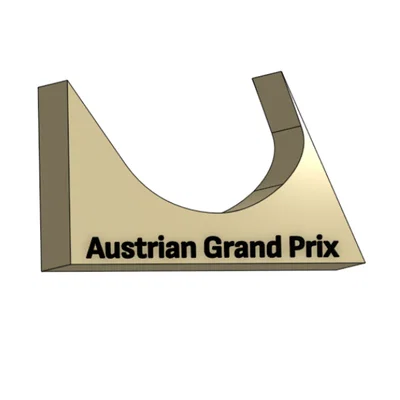 Cúp F1 Austrian Grand Prix (Track trophy) - kèm đế!