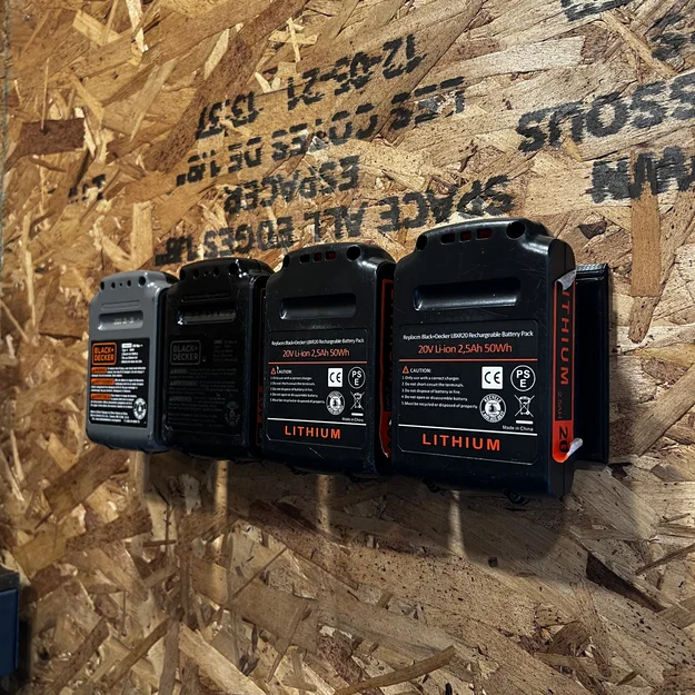 Giá đỡ pin Black & Decker 20V - Image 2