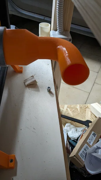 Adapter cong cho ống 40mm cho Dewalt Table Saw (7485 / 7492) - Image 2