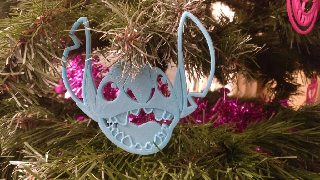 Ornament Giáng Sinh Stitch / Décoration de Noël Stitch - Image 1