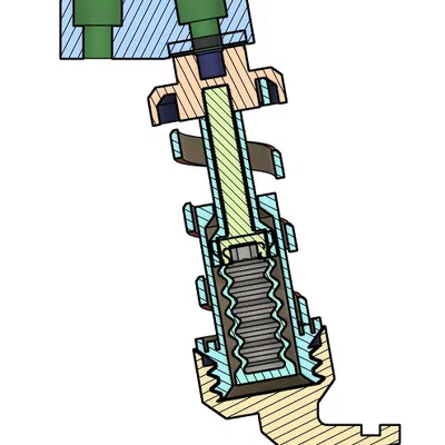 Hệ treo McPherson Strut cho xe RC (tỉ lệ 1/12)
