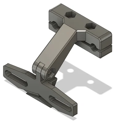 Giá đỡ đèn hậu gắn yên xe đạp chắc chắn, dễ lắp đặt bằng 3D Printing