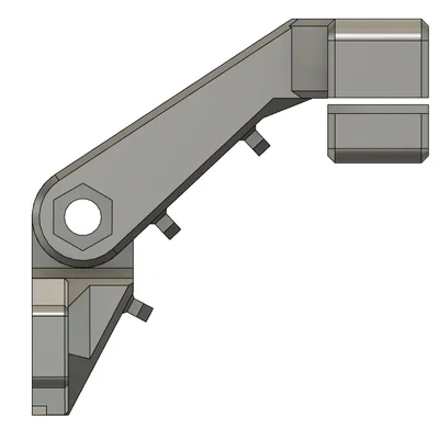 Giá đỡ đèn hậu gắn yên xe đạp chắc chắn, dễ lắp đặt bằng 3D Printing