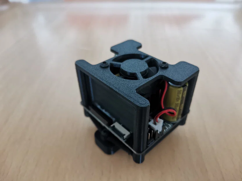 BTT TMC 5160T / TMC5160T Plus (w/o case) - Ống gió quạt 3010 + adapter gắn DIN rail - Image 2