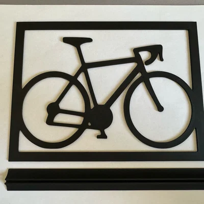 Mô hình trang trí xe đạp 3D - Phụ kiện decor độc đáo cho bàn làm việc